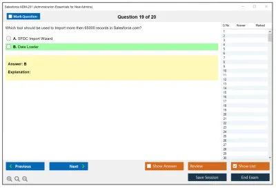 Salesforce ADM-201 Salesforce Certified Administrator Practice test exam simulator test engine exam Prep practice test questions answers Image 19