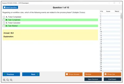 Huawei H35-920 HCDA - OWS Developer Practice test exam simulator test engine exam Prep practice test questions answers Image 1