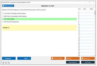 GAQM APM-001 Associate in Project Management (APM) Practice test exam simulator test engine exam Prep practice test questions answers Image 3