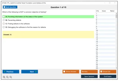 ISTQB CTFL_Syll2018 ISTQB Certified Tester Foundation Level (Syllabus 2018) Practice test exam simulator test engine exam Prep practice test questions answers Image 1