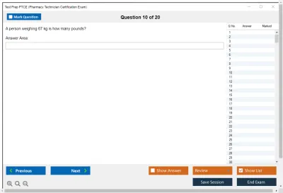 Test Prep PTCE Pharmacy Technician Certification Exam Practice test exam simulator test engine exam Prep practice test questions answers Image 10