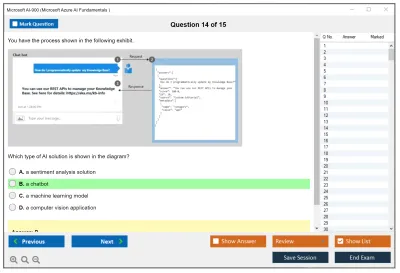 Microsoft AI-900 Microsoft Azure AI Fundamentals Practice test exam simulator test engine exam Prep practice test questions answers Image 14
