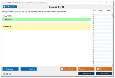 Huawei H11-828 HCNP-UC (Fast Track) - Unified Communication (Fast Track) Practice test exam simulator test engine exam Prep practice test questions answers Image 9