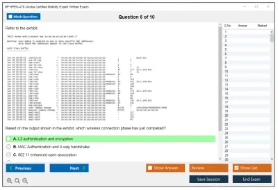 HP HPE6-A79 Aruba Certified Mobility Expert Written Exam Practice test exam simulator test engine exam Prep practice test questions answers Image 6