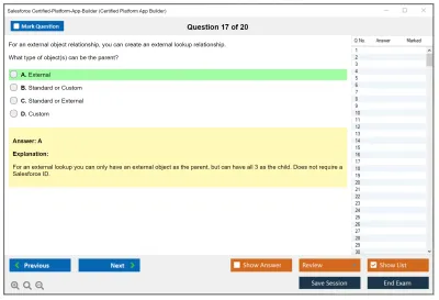 Salesforce Certified-Platform-App-Builder Salesforce Certified Platform App Builder Practice test exam simulator test engine exam Prep practice test questions answers Image 17