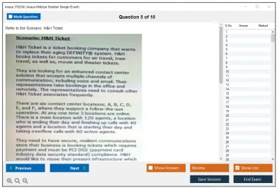 Avaya 37820X Avaya Midsize Solution Design Exam Practice test exam simulator test engine exam Prep practice test questions answers Image 5