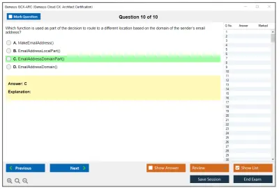 Genesys GCX-ARC Genesys Cloud CX: Architect Certification Practice test exam simulator test engine exam Prep practice test questions answers Image 10