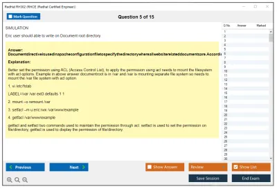 RedHat RH302 RHCE (Redhat Certified Engineer) Practice test exam simulator test engine exam Prep practice test questions answers Image 5