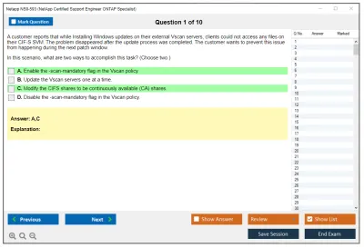 Netapp NS0-593 NetApp Certified Support Engineer ONTAP Specialist Practice test exam simulator test engine exam Prep practice test questions answers Image 1