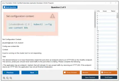 Linux Foundation CKAD Certified Kubernetes Application Developer (CKAD) Program Practice test exam simulator test engine exam Prep practice test questions answers Image 2