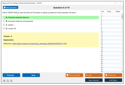 Netapp NS0-160 NetApp Certified Data Administrator - ONTAP Practice test exam simulator test engine exam Prep practice test questions answers Image 6