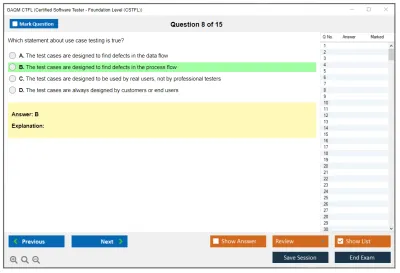 GAQM CTFL Certified Software Tester - Foundation Level (CSTFL) Practice test exam simulator test engine exam Prep practice test questions answers Image 8