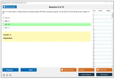 Huawei H12-311_V3.0 HCIA-WLAN V3.0 Practice test exam simulator test engine exam Prep practice test questions answers Image 8