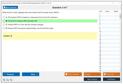 Nutanix NCSR-Level-3 Nutanix Certified Sales Representative (NCSR): Level3 Practice test exam simulator test engine exam Prep practice test questions answers Image 3