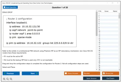 Cisco 350-601 Implementing Cisco Data Center Core Technologies (350-601 DCCOR) Practice test exam simulator test engine exam Prep practice test questions answers Image 1