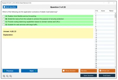 Huawei H13-811_V3.0 HCIA-Cloud Service V3.0 Practice test exam simulator test engine exam Prep practice test questions answers Image 5