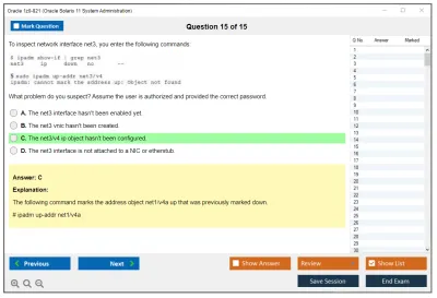 Oracle 1z0-821 Oracle Solaris 11 System Administration Practice test exam simulator test engine exam Prep practice test questions answers Image 15