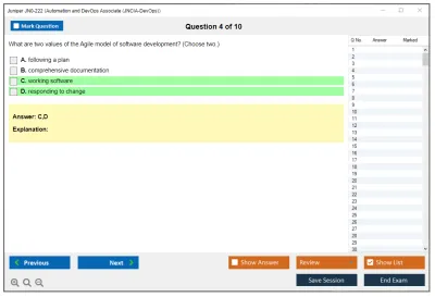 Juniper JN0-222 Automation and DevOps Associate (JNCIA-DevOps) Practice test exam simulator test engine exam Prep practice test questions answers Image 4