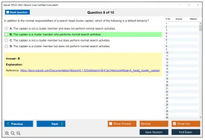 Splunk SPLK-3003 Splunk Core Certified Consultant Practice test exam simulator test engine exam Prep practice test questions answers Image 8