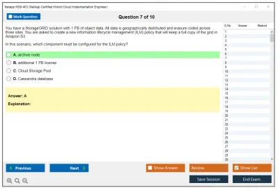 Netapp NS0-403 NetApp Certified Hybrid Cloud Implementation Engineer Practice test exam simulator test engine exam Prep practice test questions answers Image 7