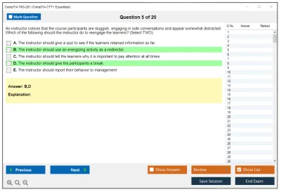 CompTIA TK0-201 CTT+ Exam (Certified Technical) Practice test exam simulator test engine exam Prep practice test questions answers Image 5