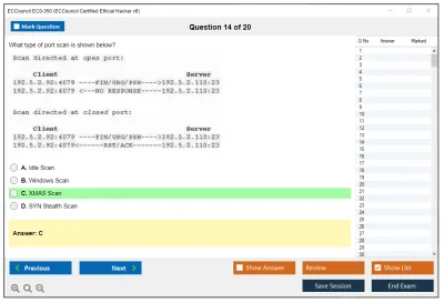 ECCouncil EC0-350 Ethical Hacking and Countermeasures V8 Practice test exam simulator test engine exam Prep practice test questions answers Image 14