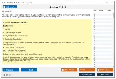 RedHat RH302 RHCE (Redhat Certified Engineer) Practice test exam simulator test engine exam Prep practice test questions answers Image 12