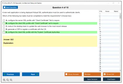 F5 301a BIG-IP LTM Specialist: Architect Set-Up & Deploy Practice test exam simulator test engine exam Prep practice test questions answers Image 4