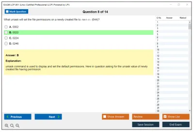 GAQM LCP-001 Linux Certified Professional (LCP) Powered by LPI Practice test exam simulator test engine exam Prep practice test questions answers Image 8