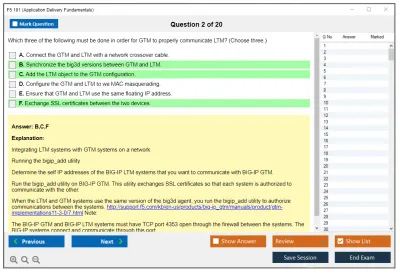 F5 101 Application Delivery Fundamentals Practice test exam simulator test engine exam Prep practice test questions answers Image 2
