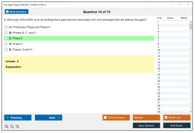 The Open Group OG0-091 TOGAF 9 Part 1 Practice test exam simulator test engine exam Prep practice test questions answers Image 14