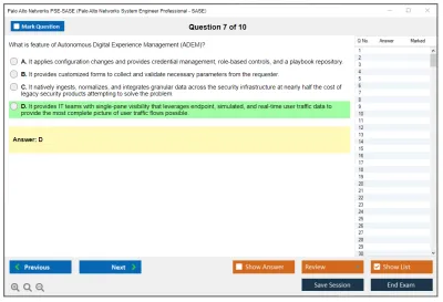 Palo Alto Networks PSE-SASE Palo Alto Networks System Engineer Professional - SASE Exam Practice test exam simulator test engine exam Prep practice test questions answers Image 7