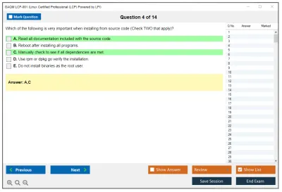 GAQM LCP-001 Linux Certified Professional (LCP) Powered by LPI Practice test exam simulator test engine exam Prep practice test questions answers Image 4