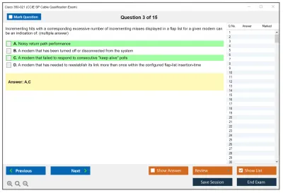 Cisco 350-021 CCIE SP Cable Qualification Exam Practice test exam simulator test engine exam Prep practice test questions answers Image 3