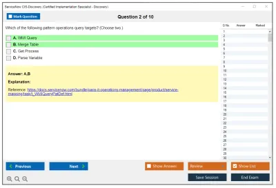 ServiceNow CIS-Discovery Certified Implementation Specialist - Discovery Practice test exam simulator test engine exam Prep practice test questions answers Image 2