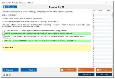 ECCouncil CEH-v11 Certified Ethical Hacker CEH v11 Practice test exam simulator test engine exam Prep practice test questions answers Image 8
