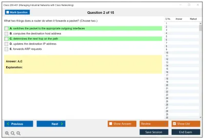Cisco 200-401 Managing Industrial Networks with Cisco Networking Practice test exam simulator test engine exam Prep practice test questions answers Image 2