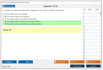 IBM C2070-994 IBM Datacap V9.0 Solution Designer Practice test exam simulator test engine exam Prep practice test questions answers Image 1