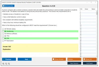 CompTIA CAS-003 CompTIA Advanced Security Practitioner (CASP) CAS-003 Practice test exam simulator test engine exam Prep practice test questions answers Image 4