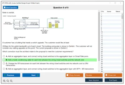 HP HPE6-A80 Aruba Certified Design Expert Written Exam Practice test exam simulator test engine exam Prep practice test questions answers Image 9