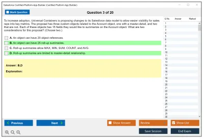 Salesforce Certified-Platform-App-Builder Salesforce Certified Platform App Builder Practice test exam simulator test engine exam Prep practice test questions answers Image 3