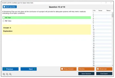 GAQM CLSSYB Certified Lean Six Sigma Yellow Belt Practice test exam simulator test engine exam Prep practice test questions answers Image 10