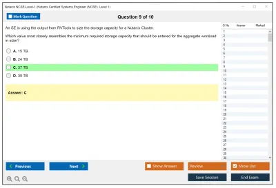 Nutanix NCSE-Level-1 Nutanix Certified Systems Engineer (NCSE): Level 1 Practice test exam simulator test engine exam Prep practice test questions answers Image 9