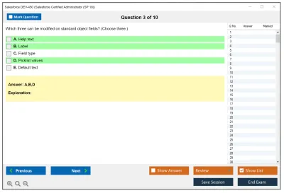 Salesforce Salesforce-Certified-Administrator Salesforce Certified Administrator Practice test exam simulator test engine exam Prep practice test questions answers Image 3
