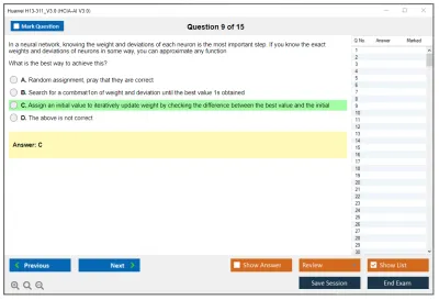 Huawei H13-311_V3.0 HCIA-AI V3.0 Practice test exam simulator test engine exam Prep practice test questions answers Image 9