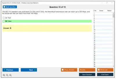 Huawei H12-311 HCNA-WLAN - Wireless Local Area Network Practice test exam simulator test engine exam Prep practice test questions answers Image 10