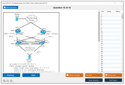 Cisco 300-615 Troubleshooting Cisco Data Center Infrastructure (300-615 DCIT) Practice test exam simulator test engine exam Prep practice test questions answers Image 15