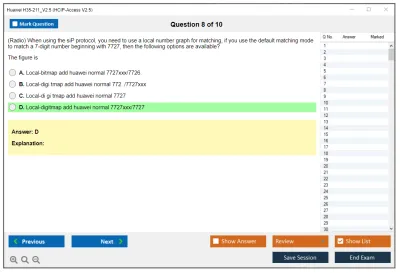 Huawei H35-211_V2.5 HCIP-Access V2.5 Practice test exam simulator test engine exam Prep practice test questions answers Image 8