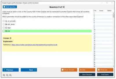 Google Google-LookML-Developer Google LookML Developer Practice test exam simulator test engine exam Prep practice test questions answers Image 8