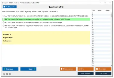 Checkpoint 156-315.81 Check Point Certified Security Expert R81.20 Practice test exam simulator test engine exam Prep practice test questions answers Image 5